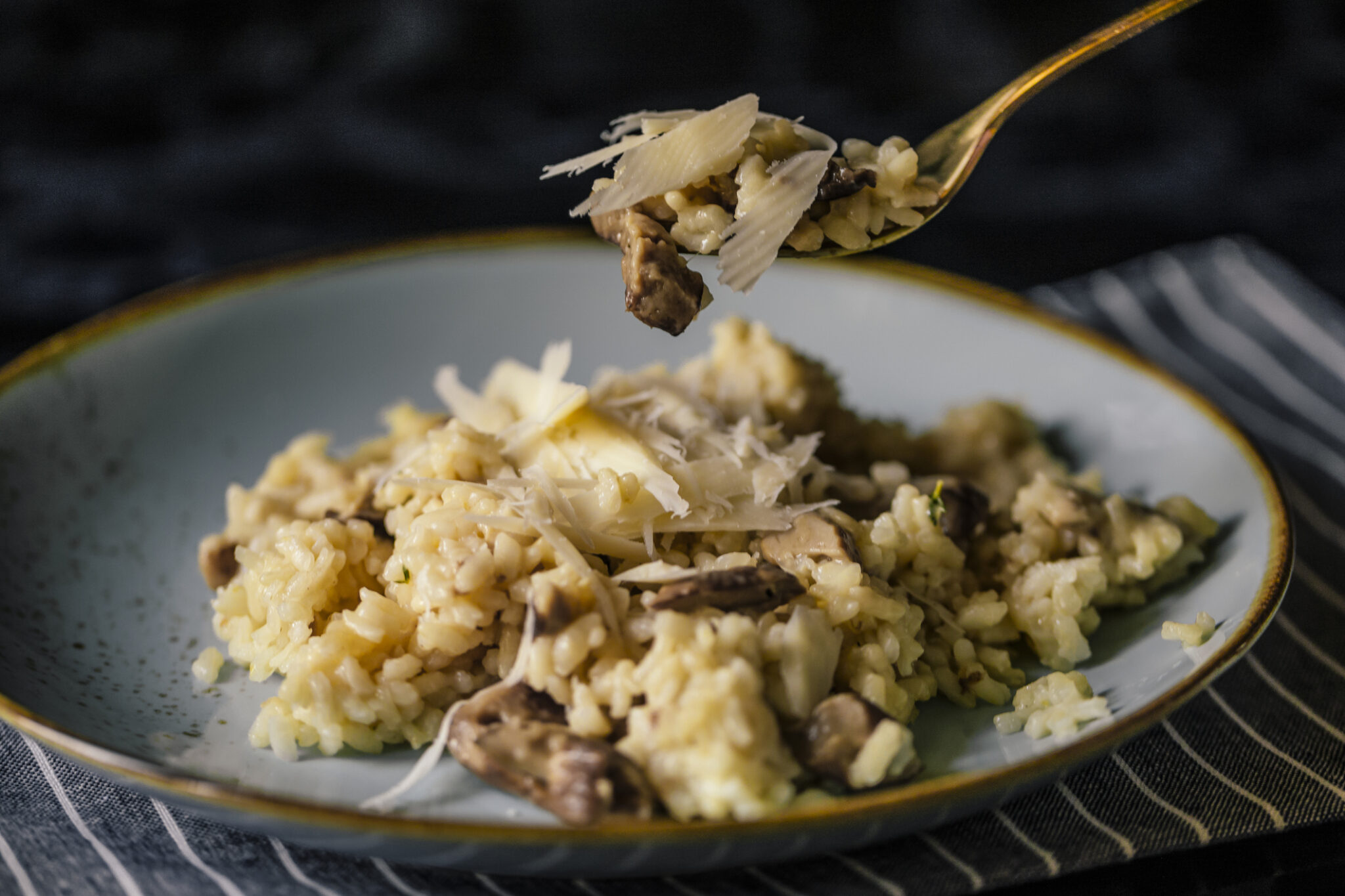 Risotto with mushrooms